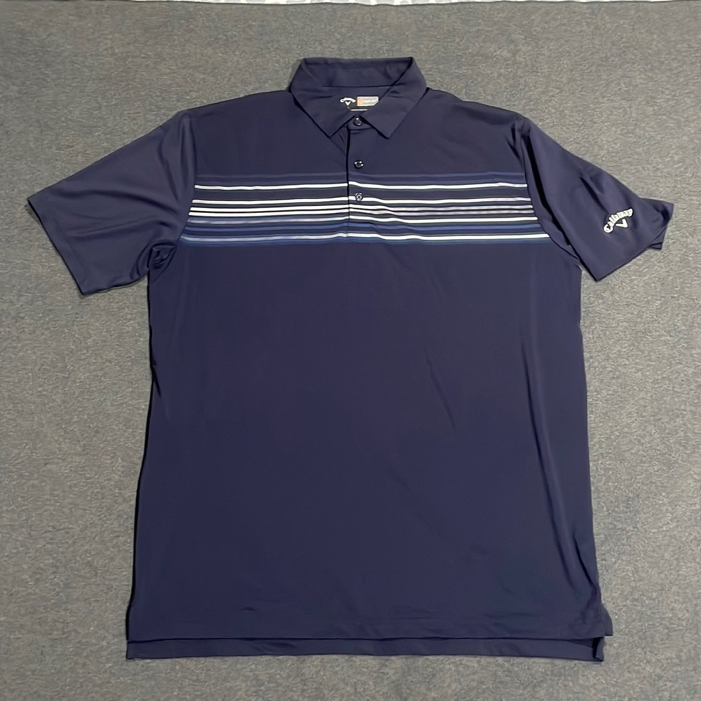 Callaway Golf Polo Shirt - Men’s L (Blue)